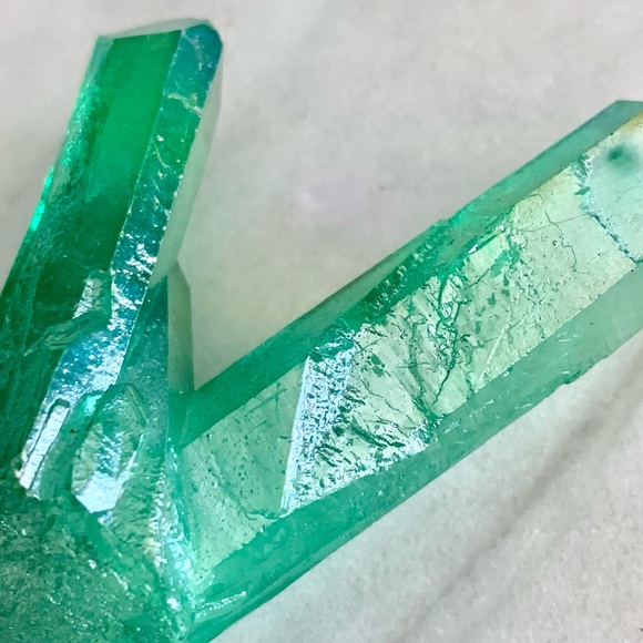 Aura Quartz Crystal Duo - Picture 6 of 14